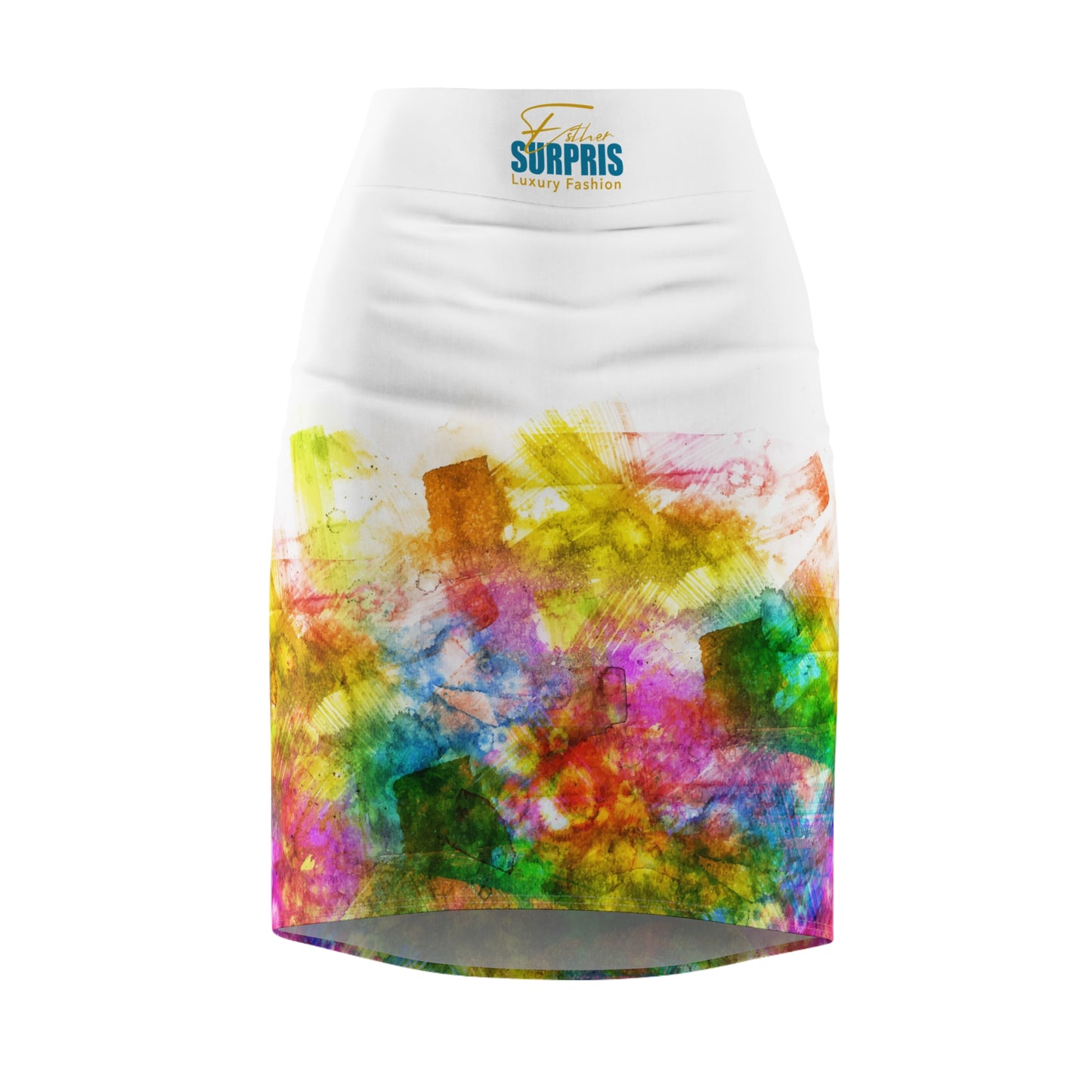 Jupe crayon pour femme (AOP)