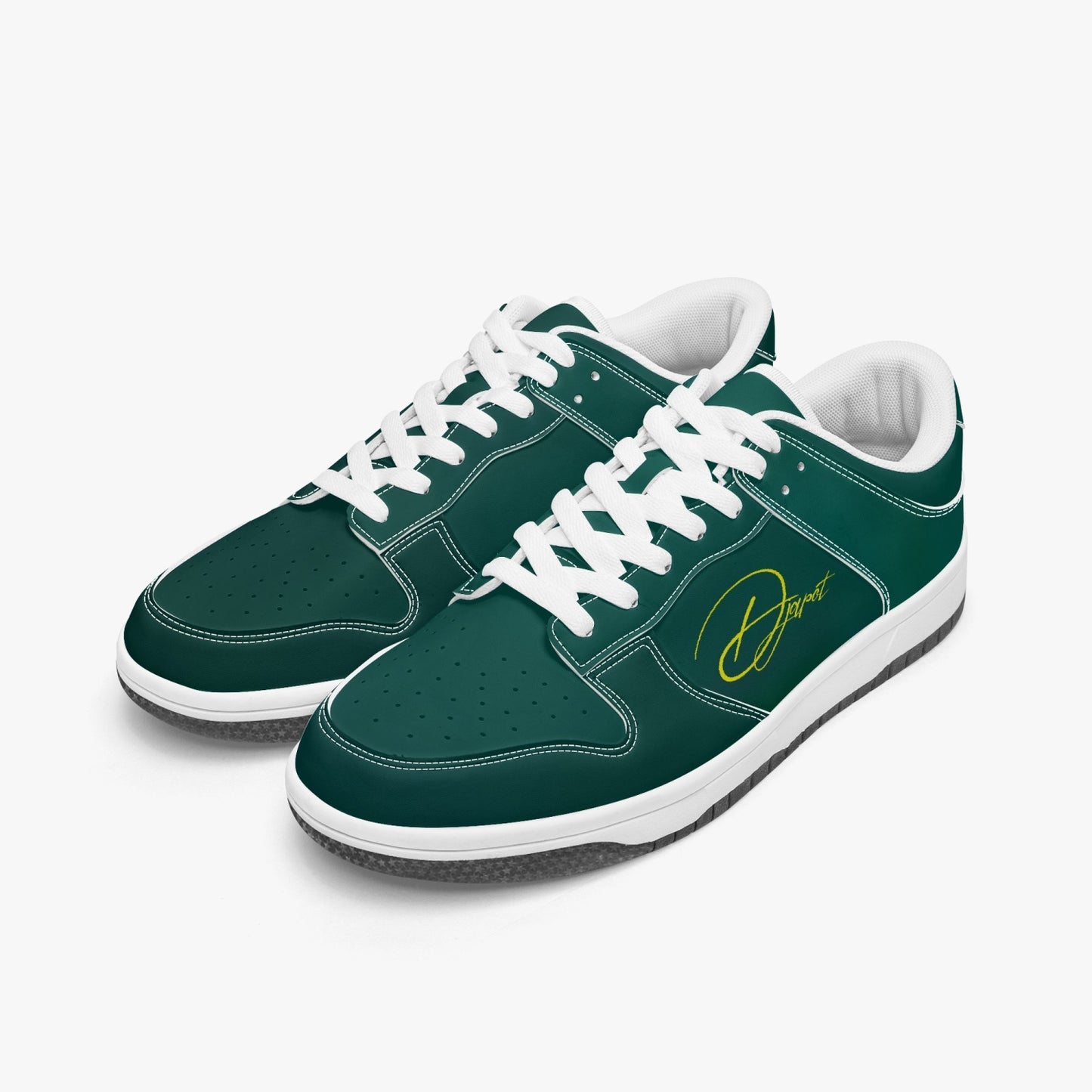 Dunk Stylish Low-Top Leather Sneakers